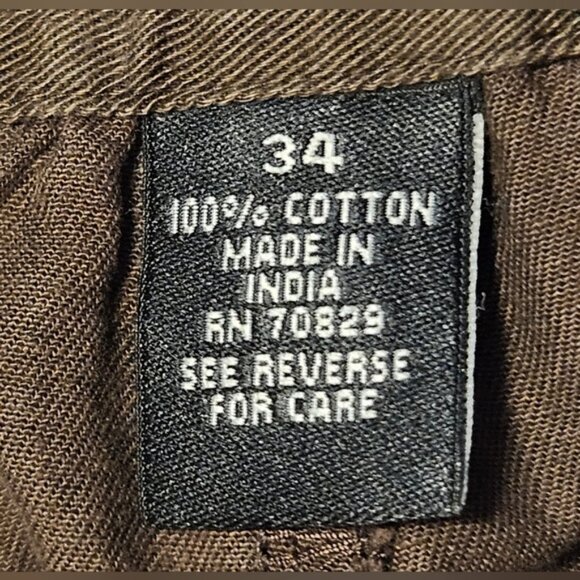 Carbon Black and Brown Floral Patterned Shorts - Picture 9 of 9